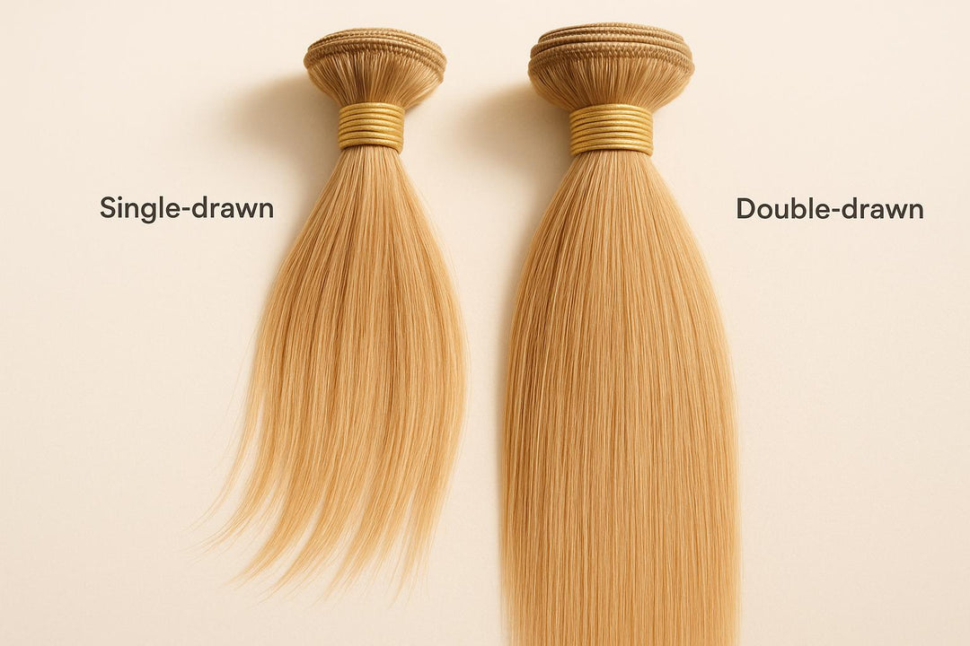 Double-Drawn vs Single-Drawn Hair Extensions Explained