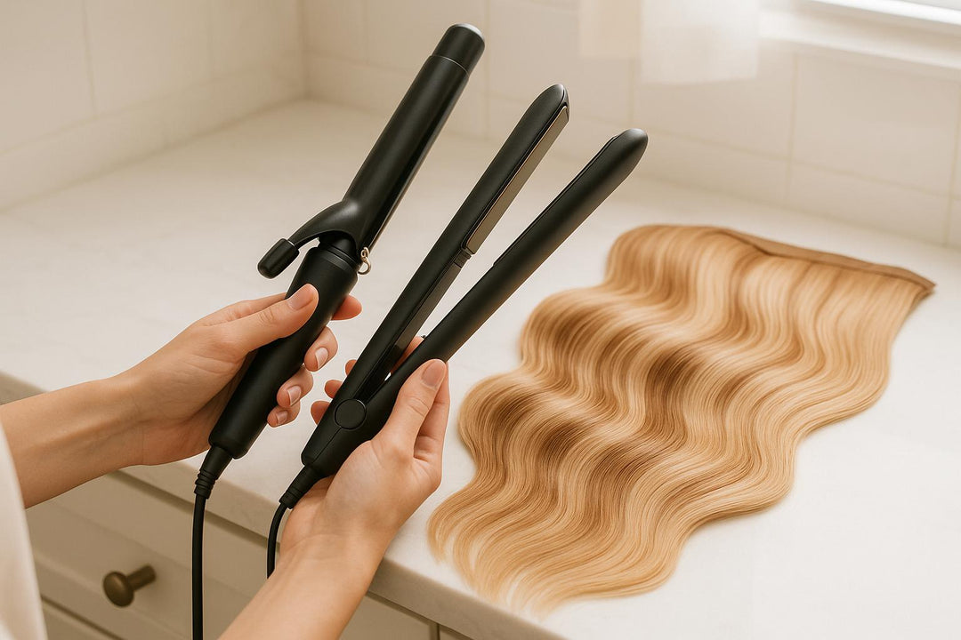 How to Safely Heat Style Hair Extensions