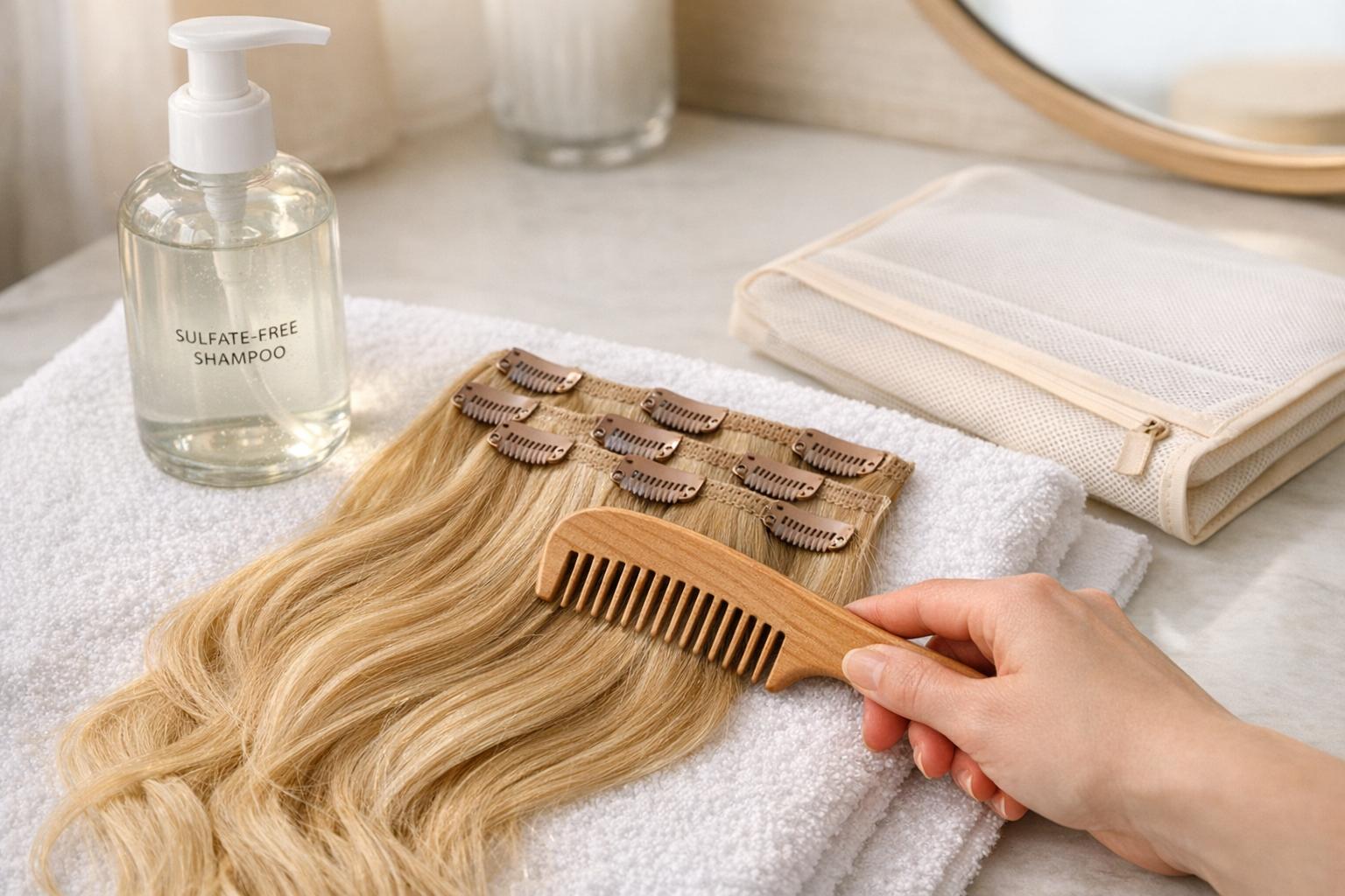 How to Clean Extensions Before Storage