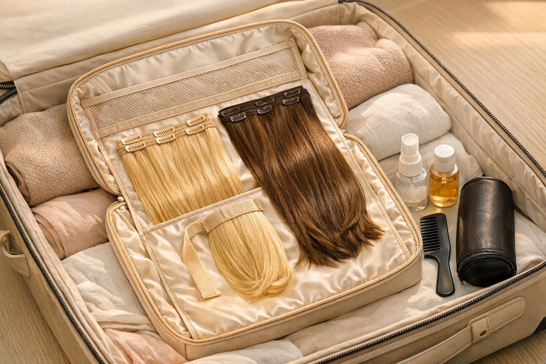How to Pack Hair Extensions for Travel