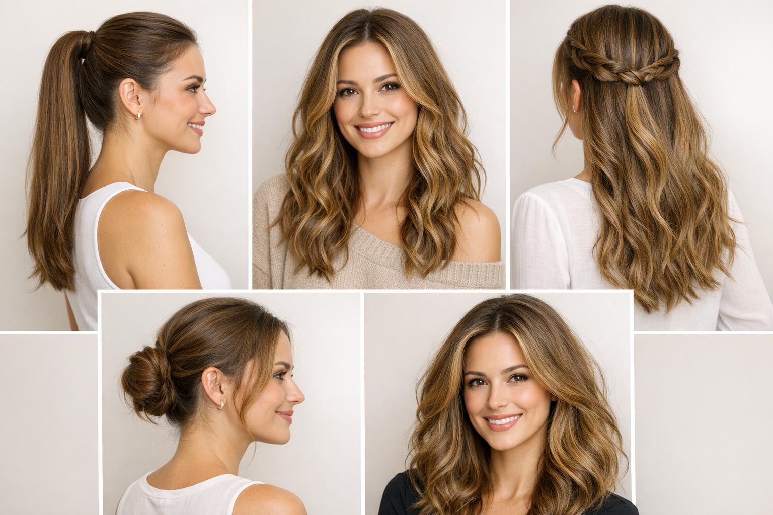5 Everyday Hairstyles with Clip-Ins