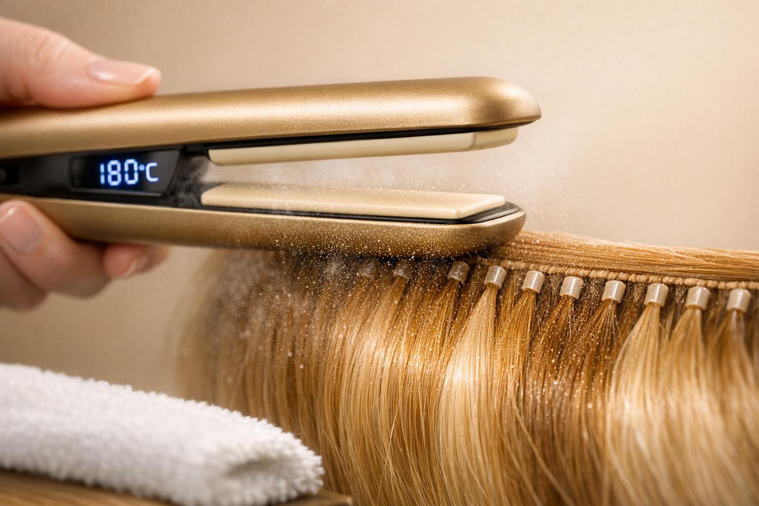 Heat Styling Hair Extensions: What’s Safe and What Destroys Them