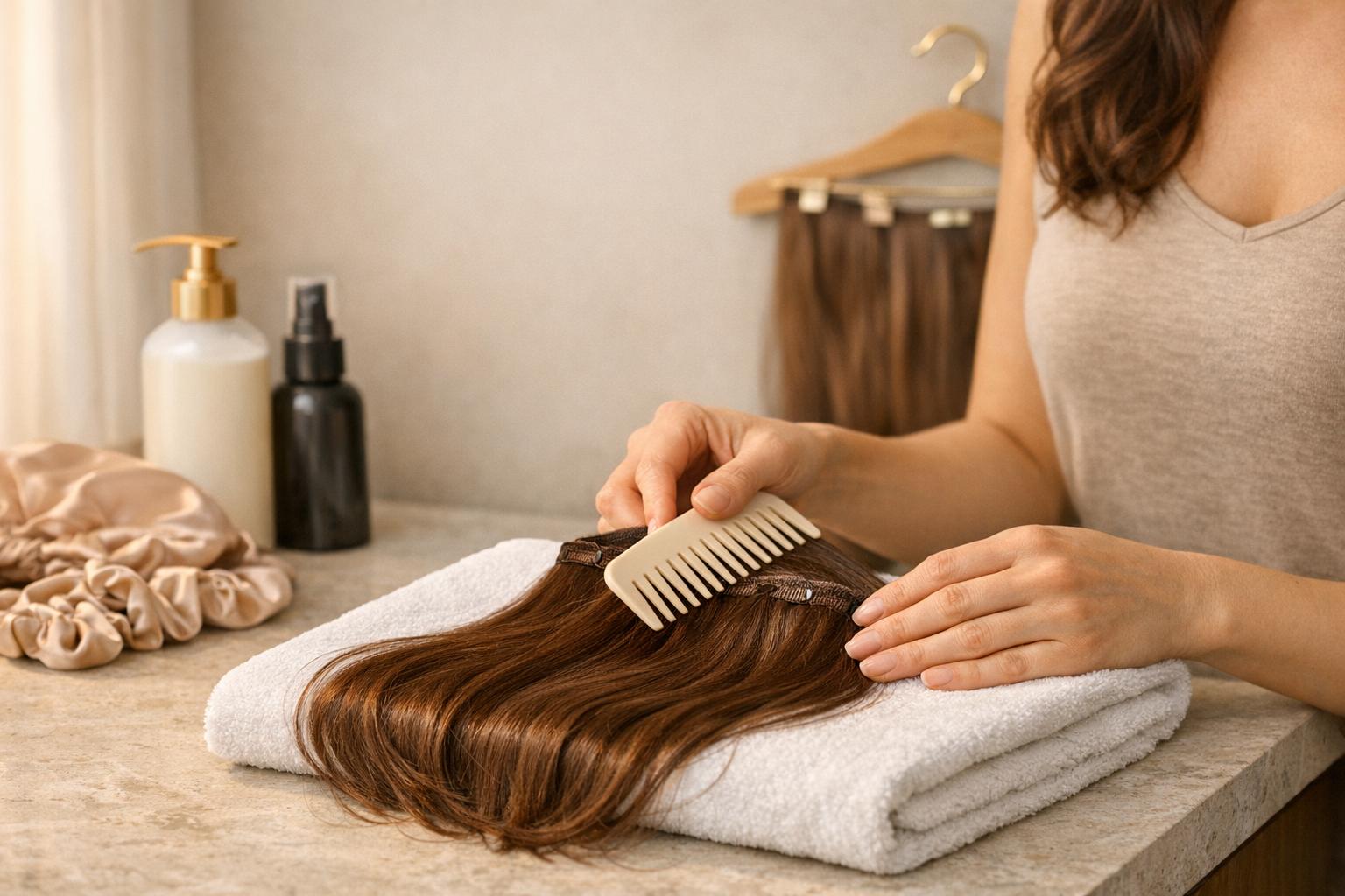 How to Make Hair Extensions Last Longer (Realistic Care Guide)
