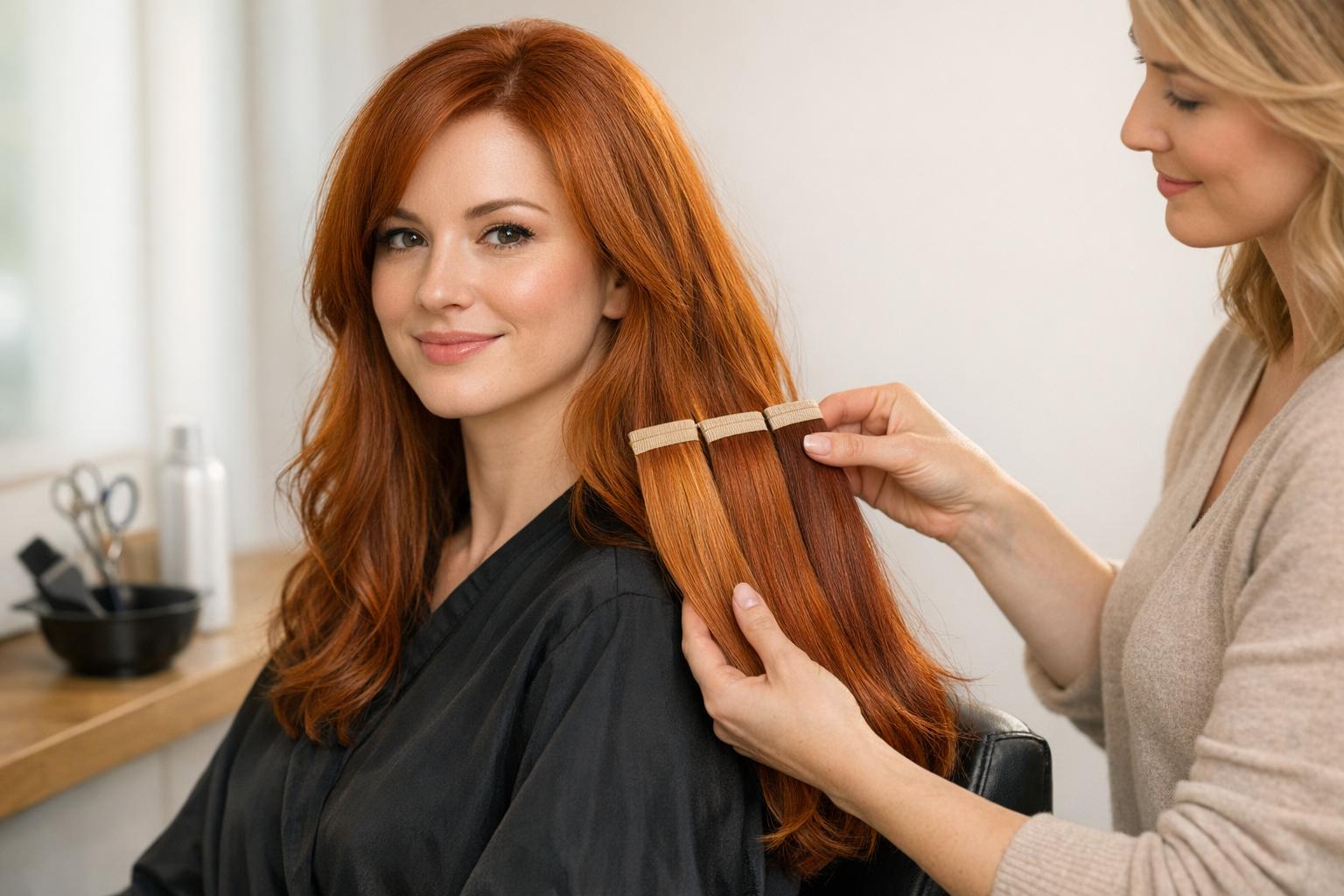 5 Tips For Customising Extensions For Red Hair
