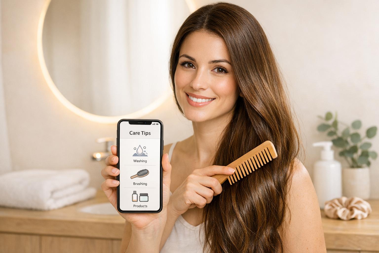 Hair Extension Care Tips Finder