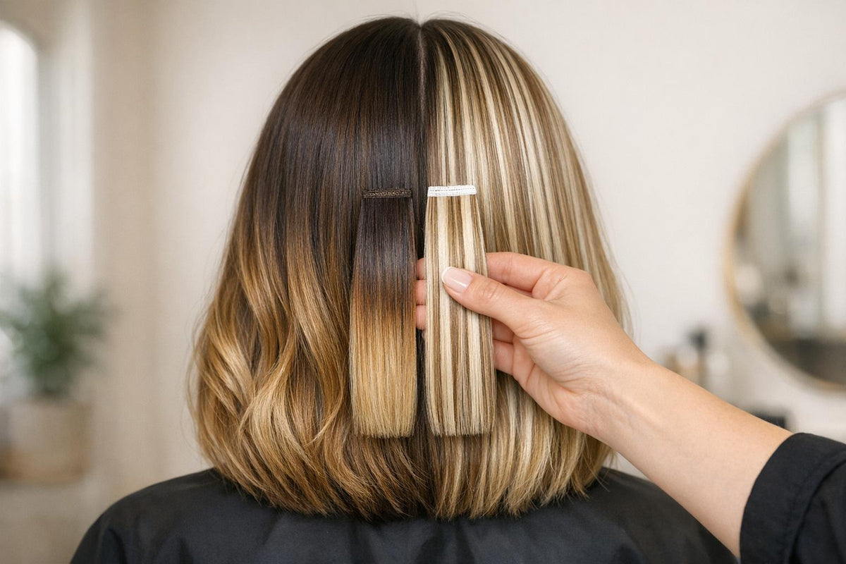 Balayage vs Highlights: Choosing Extensions