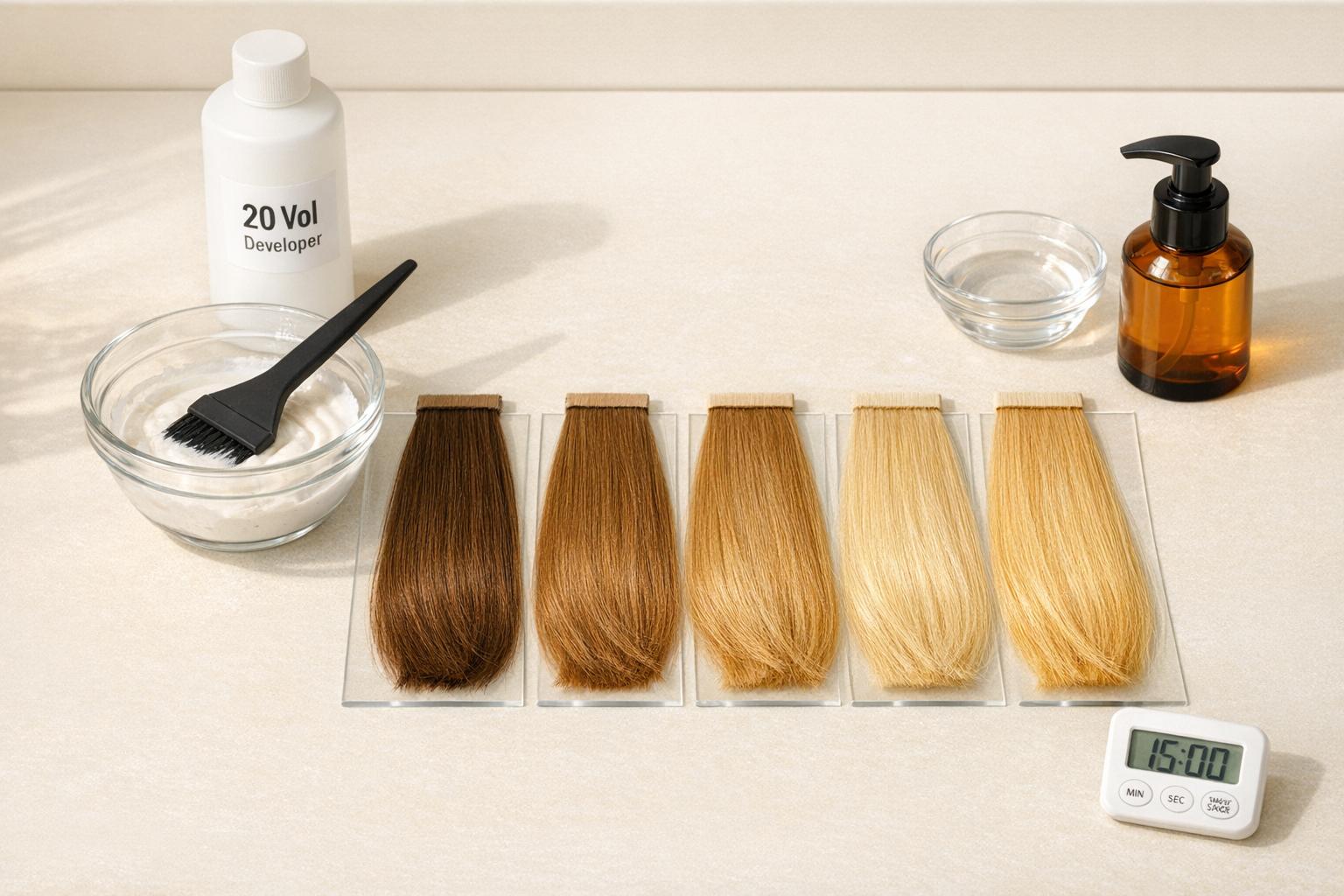 How To Bleach Hair Extensions Safely