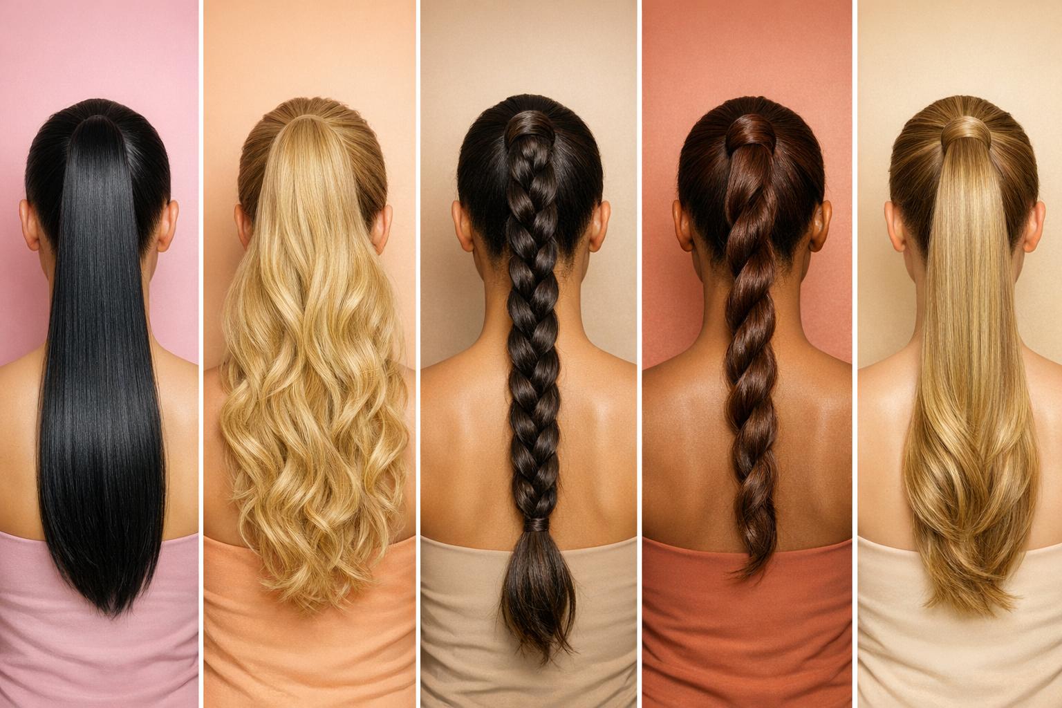 5 High Ponytail Ideas for Prom with Extensions