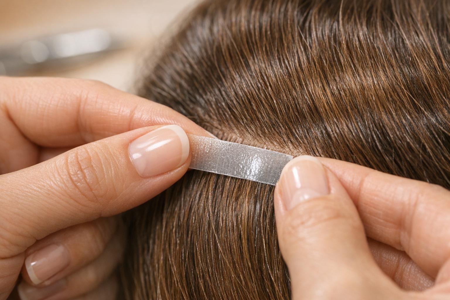 Tape-In Extensions: Prep Hair for Reinstall
