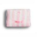 Pink Stripe Cosmetic Case